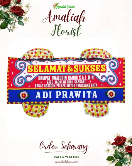Papan Bunga Ucapan Selamat Pulodarat